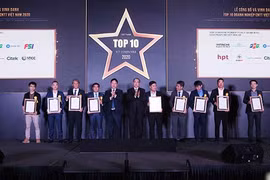 Các doanh nghiệp nhận danh hiệu "Top 10 doanh nghiệp CNTT Việt Nam 2020".