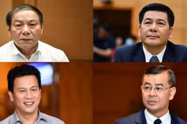 4 bộ trưởng, trưởng ngành sắp trả lời chất vấn