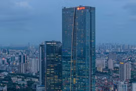 Tòa nhà Lotte ở quận Ba Đình, Hà Nội - nơi xảy ra vụ việc.