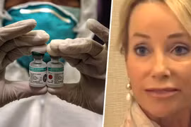 Lee Mercker, người bệnh đầu tiên được Bệnh viện Mayo Clinic điều trị khỏi hoàn toàn chứng ung thư vú bằng vắc-xin ung thư. 