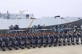 Lực lượng Lính thủy đánh bộ Trung Quốc đã nâng cấp biên chế từ lữ đoàn lên thành quân đoàn.