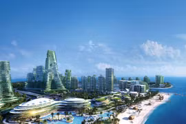 Một phần Dự án Forest City của Tập đoàn Bích Quế Viên Trung Quốc đang "mắc kẹt" bởi chính sách của Thủ tướng Mahathir Mohamad 