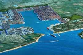 Cảng nước sâu Hambantota mà chính phủ tiền nhiệm của Sri Lanka đã cho Trung Quốc thuê 99 năm để gán nợ
