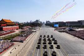 Ngày 1 tháng 10 tới, Trung Quốc sẽ tổ chức cuộc diễu binh lớn chưa từng có trong lịch sử tại Quảng trường Thiên An Môn