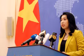Bà Lê Thị Thu Hằng: Việt Nam đã thực hiện nhiều biện pháp ngoại giao, bao gồm đưa ra tuyên bố ngoại giao phản đối hành động của Trung Quốc, yêu cầu Trung Quốc rút tàu khỏi vùng biển Việt Nam. Ảnh: Đa Chiều.