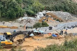 Lai Châu: Sạt lở đất thủy điện đang thi công, 5 công nhân tử vong