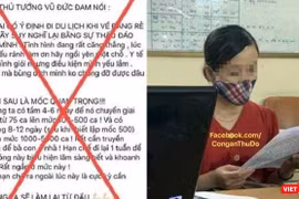 Tại cơ quan Công an, chị L đã thừa nhận hành vi đăng tải nội dung sai sự thật nêu trên và cam kết không tái phạm.