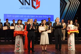 Dịch vụ giám sát và vận hành an toàn thông tin – VNCS SoC đạt Giải thưởng chuyển đổi số năm 2020.