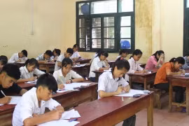 Kỳ thi tuyển sinh lớp 10 tại Thanh Hóa năm 2020 diễn ra an toàn, nghiêm túc, đúng quy chế. Ảnh: baothanhhoa.vn