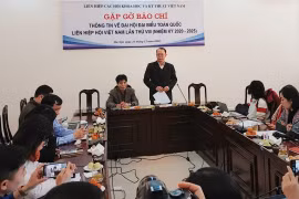 Họp báo trước thềm Đại hội đại biểu toàn quốc Liên hiệp các Hội Khoa học và Kỹ thuật Việt Nam lần thứ VIII, nhiệm kỳ 2020-2025.