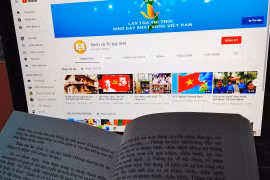 Thi giới thiệu sách trực tuyến qua YouTube do Bộ Văn hóa, Thể thao và Du lịch phát động.