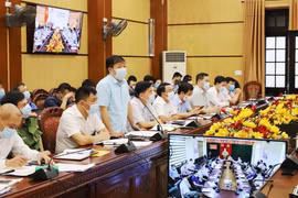 Tỉnh Thanh Hóa triển khai Hội nghị trực tuyến về công tác phòng, chống dịch COVID-19. Ảnh: thanhhoa.gov.vn