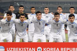 Đội tuyển U23 Uzbekistan trước trận bán kết với U 23 Hàn Quốc