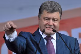 Tổng thống Ukraine Pyotr Poroshenko.