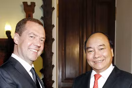 Hai Thủ tướng Nga - Việt Nam.