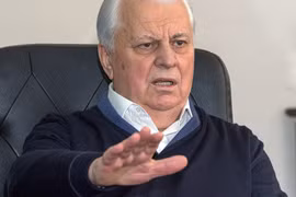 Tổng thống đầu tiên của Ukraine Leonid Kravchuk.