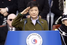 Bà Park Geun-hye.