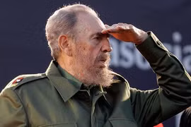 Cựu Chủ tịch nước Cuba Fidel Castro lúc sinh thời (ảnh tư liệu)
