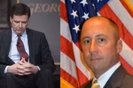 Giám đốc FBI James Comey (bên trái) và ông Reynaldo Tariche.