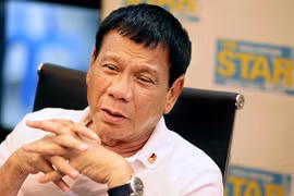 Tổng thống Philippines Duterte.