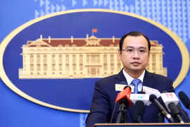 Người phát ngôn Bộ ngoại giao Việt Nam Lê Hải Bình - Ảnh: Nguyễn Khánh.
