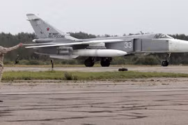 Máy bay SU-24M của Không quân Nga (ảnh Sputnik).