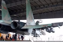 Máy bay chiến đấu Su-30 của Không quân Việt Nam.