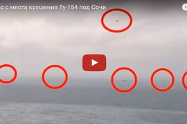 Máy bay, tàu hải quân Nga quần thảo quanh hiện trường tai nạn Tu-154.