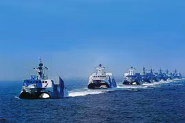 Tàu chiến cao tốc của PLA (ảnh minh họa).