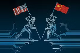Cuộc chiến công nghệ Mỹ - Trung đã phát triển sang lĩnh vực game. Ảnh: Aljazeera.