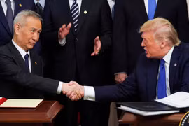 Sau khi hiệp định thương mại giai đoạn đàu Mỹ - Trung được ký, hai đảng chính trị ở Mỹ đã nảy sinh bất đồng sâu sắc (Ảnh: Reuters)