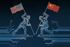 Cuộc chiến cạnh tranh Trung - Mỹ trong lĩnh vực công nghệ diễn ra rất quyết liệt (Ảnh: Sohu).
