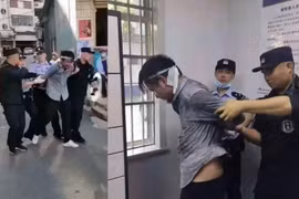 Ngô X, kẻ gây ra vụ thảm sát ở An Khánh, An HUy hôm 5/6 bị bắt giữ (Ảnh: Đa Chiều).