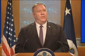 Ngoại trưởng Mike Pompeo tuyên bố Mỹ sẽ đóng cửa tất cả các Viện Khổng Tử trước cuối năm nay (Ảnh: news.now)