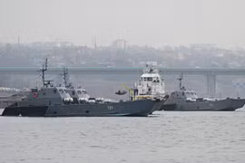 Eo biển Kerch đã bị Nga phong tỏa (Ảnh Đa Chiều).