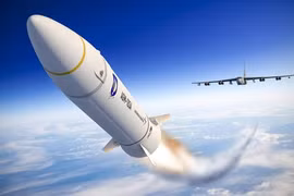 Tên lửa siêu thanh AGM-183A tốc độ Mach 20 phóng từ trên không của Mỹ (Ảnh: Lockheed Martin).