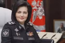 Tatiana Shevtsova khi còn giữ chức Thứ trưởng Bộ Quốc phòng Nga (Ảnh: NetEasy)