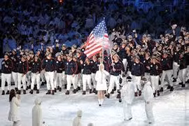 80% VĐV Mỹ là các sinh viên đại học và dự Olympic lần thứ 2 . Ảnh AP