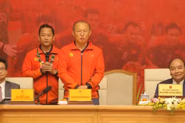 Ông Park, người bạn của bóng đá Việt. Ảnh VFF