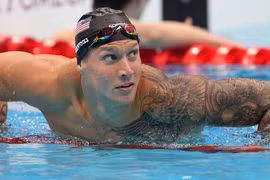 Sau 2 lần tham gia Olympic, Caeleb Dressel đã có 7 tấm HCV. Ảnh Mara