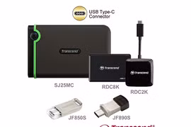 Transcend giới thiệu dòng sản phẩm lưu trữ USB Type-C mới