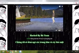 Website của Trung tâm Athena bị hack