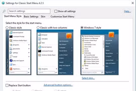 Đưa trình đơn Start của Windows 7 lên Windows 10