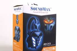 Cận cảnh tai nghe chơi game Soundmax AH-313