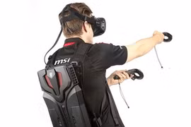 Ngắm PC có thể đeo như ba lô MSI VR One