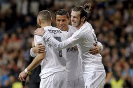 Bộ ba tấn công Benzema - Bale - Cristiano Ronaldo