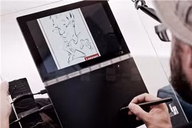 Cận cảnh tablet hàng độc Lenovo Yoga Book