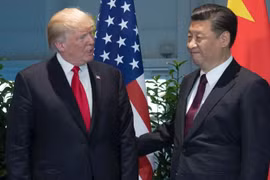 Tổng thống Mỹ Donald Trump và Chủ tịch Trung Quốc Tập Cận Bình. Ảnh: CNN