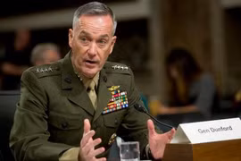 Tướng Joseph Dunford, Chủ tịch Hội đồng Tham mưu trưởng Liên quân Mỹ. Ảnh: ibtimes