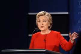 Ứng cử viên Tổng thống Mỹ Đảng Dân chủ, bà Hillary Clinton. Ảnh: Cankao